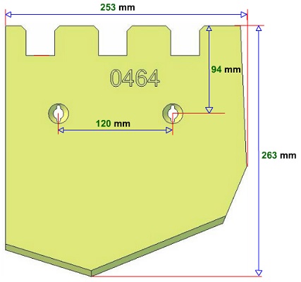 Radlice levá Grimme 089.00464 náhrada