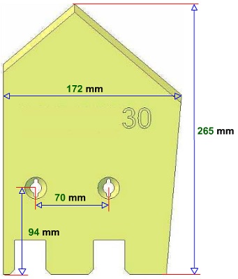 Radlice pravá  Grimme 089.00029 náhrada
