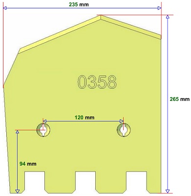Radlice levá Grimme 089.00358 náhrada