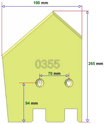 Radlice levá Grimme 089.00355 náhrada