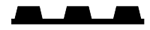 Rozměry kurty vysoký zub
